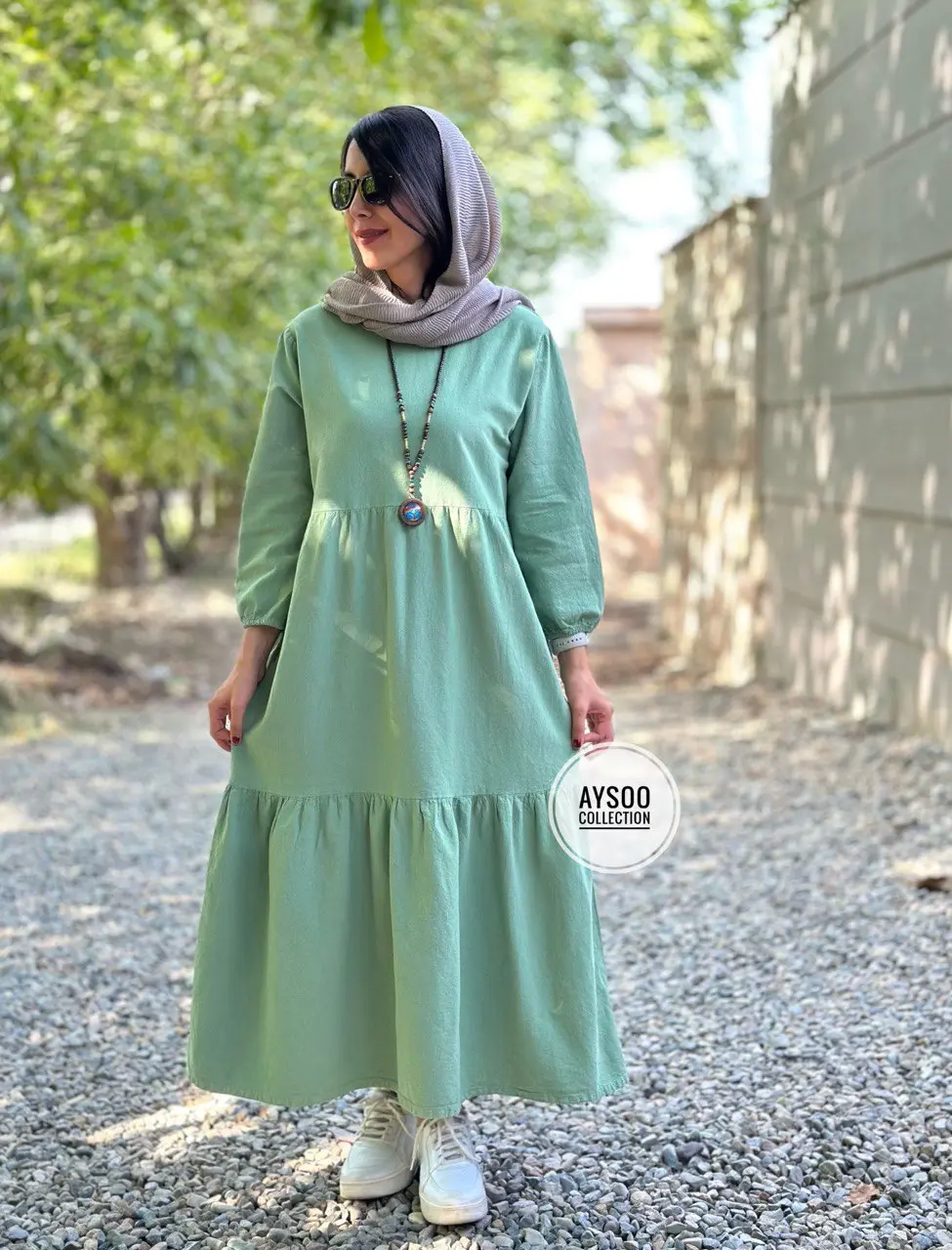 پیراهن مانتویی آیسو(ایراد دار)